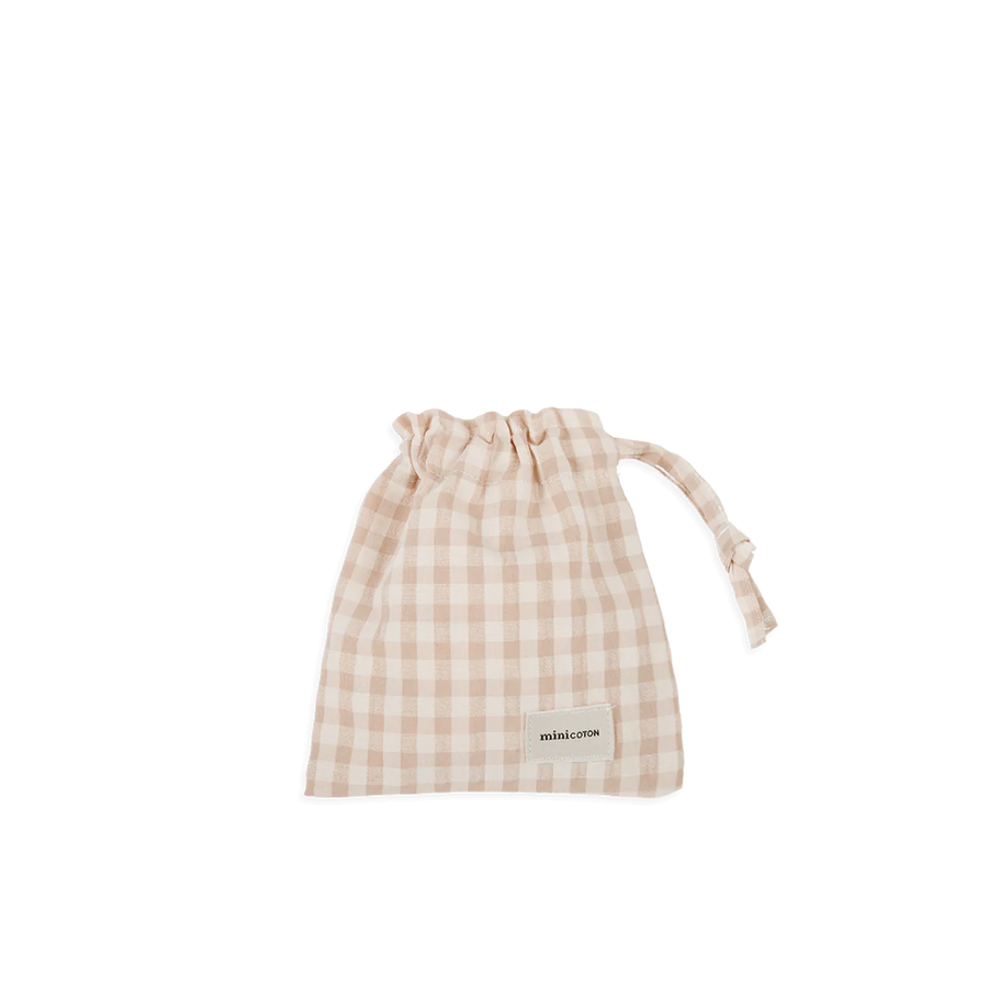 Pacifier Bag Vichy Rose