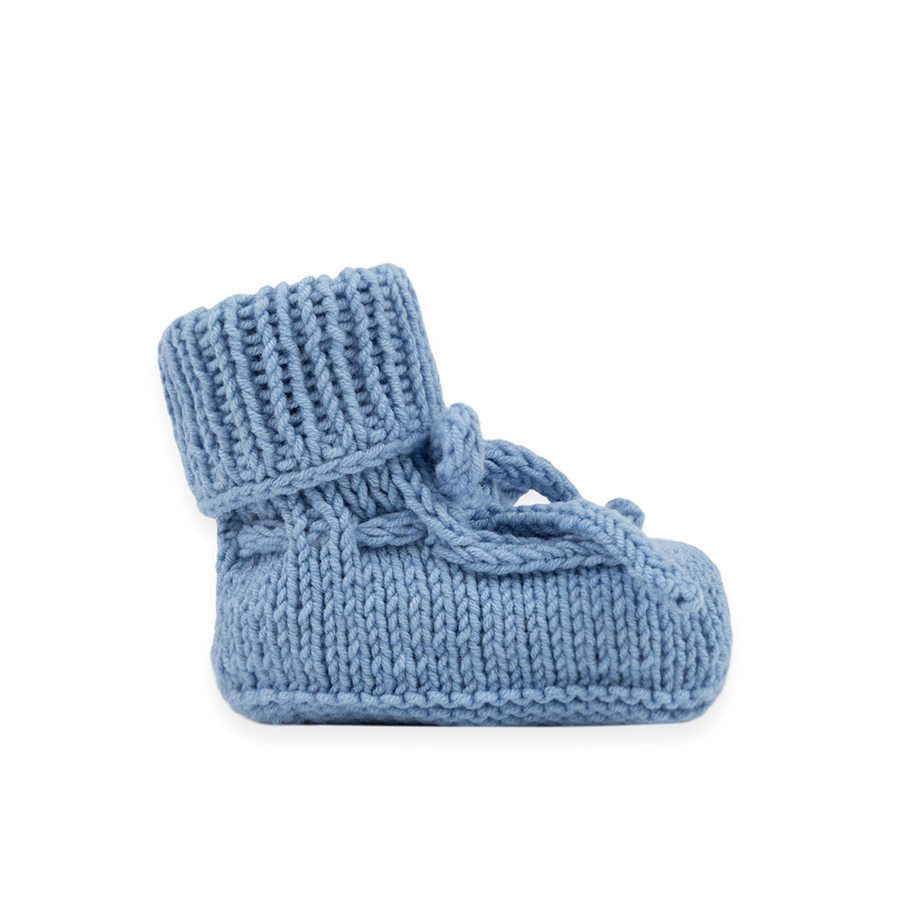 Booties Crochet Blue