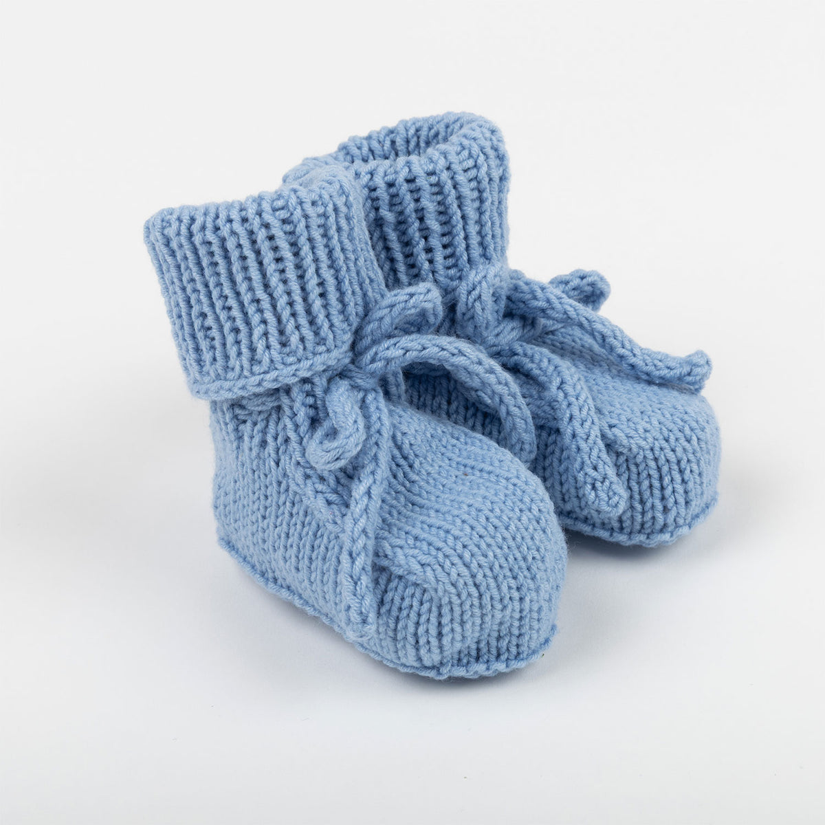 Booties Crochet Blue
