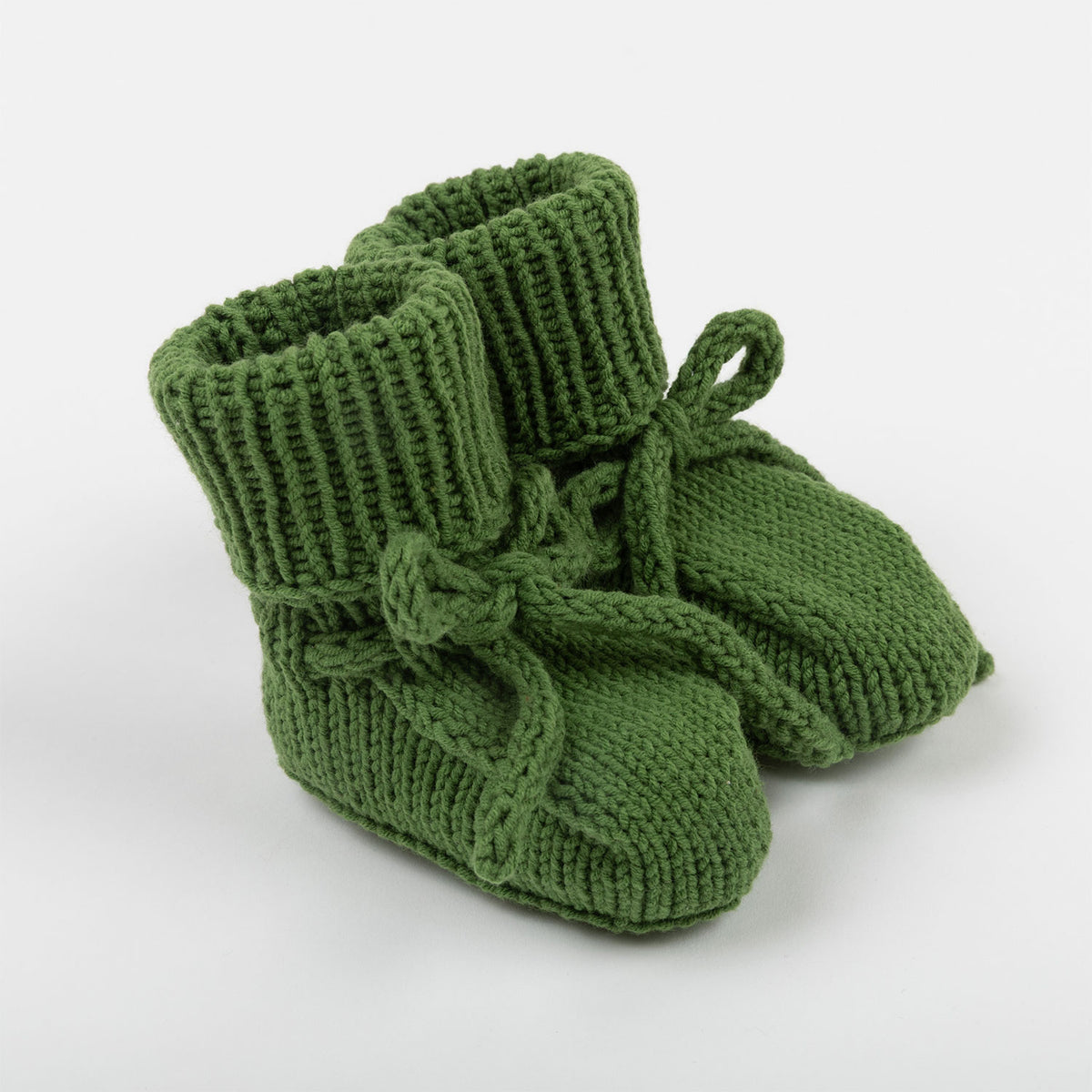 Booties Crochet Green