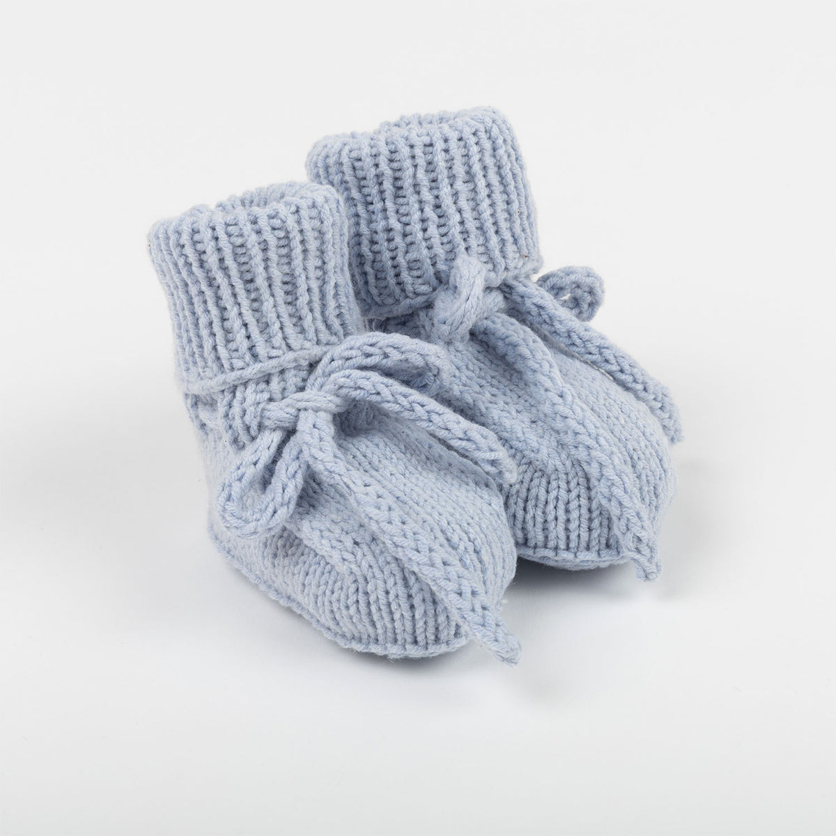 Booties Crochet Light Blue
