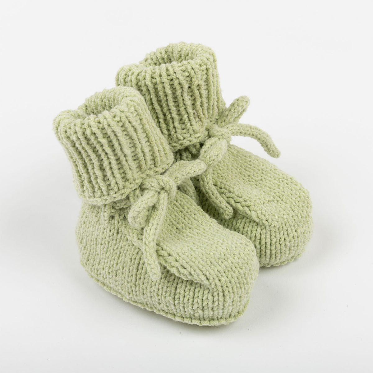 Booties Crochet Light Green