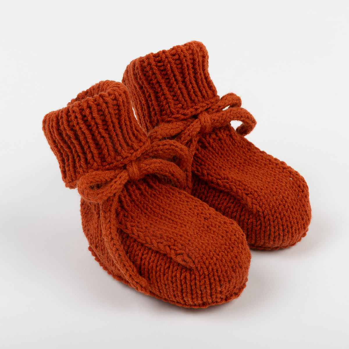 Booties Crochet Red