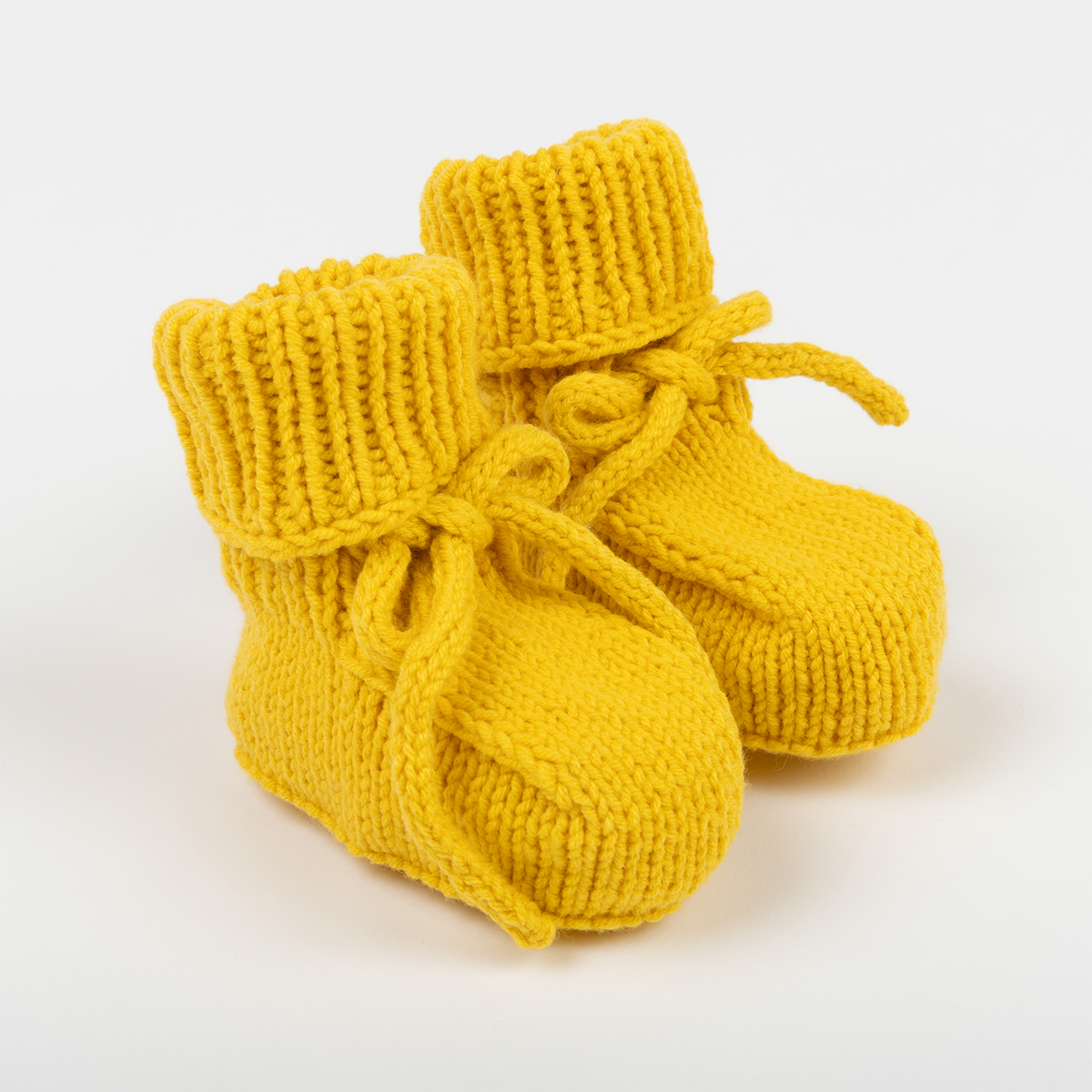 Booties Crochet Yellow