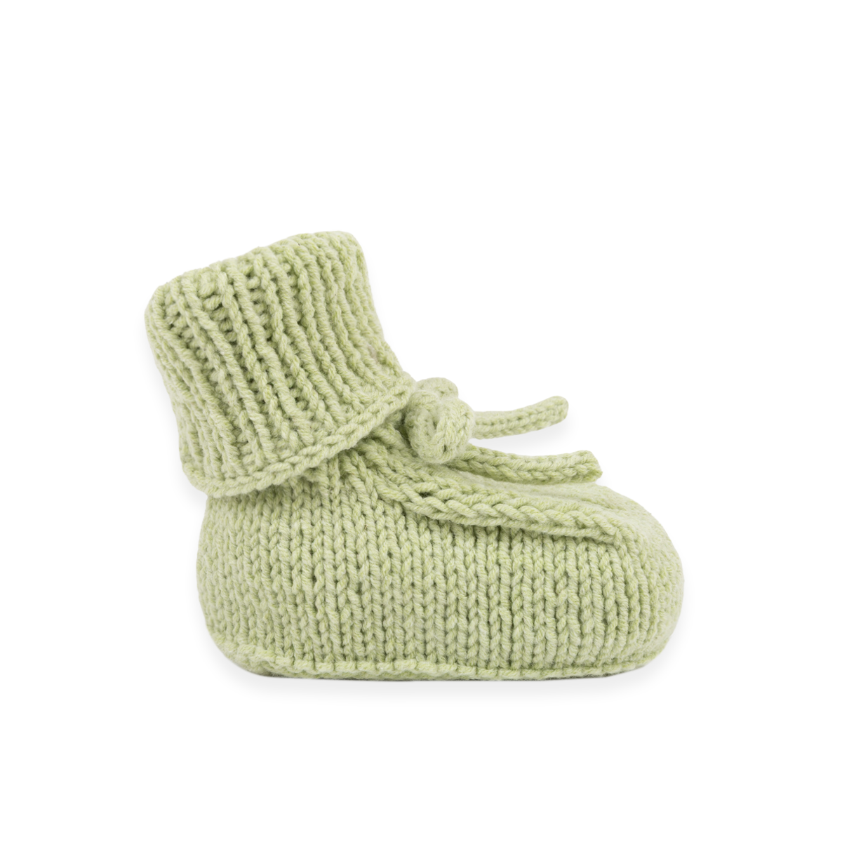 Booties Crochet Light Green