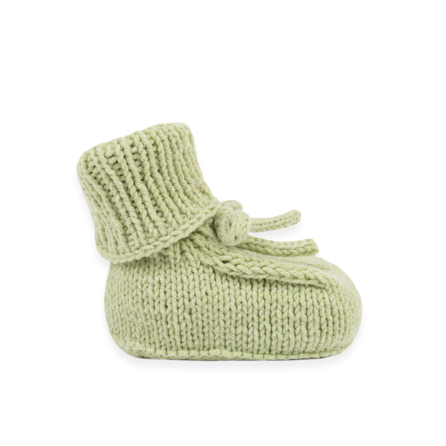 Booties Crochet Light Green