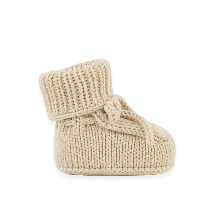 Booties Crochet Light Yellow