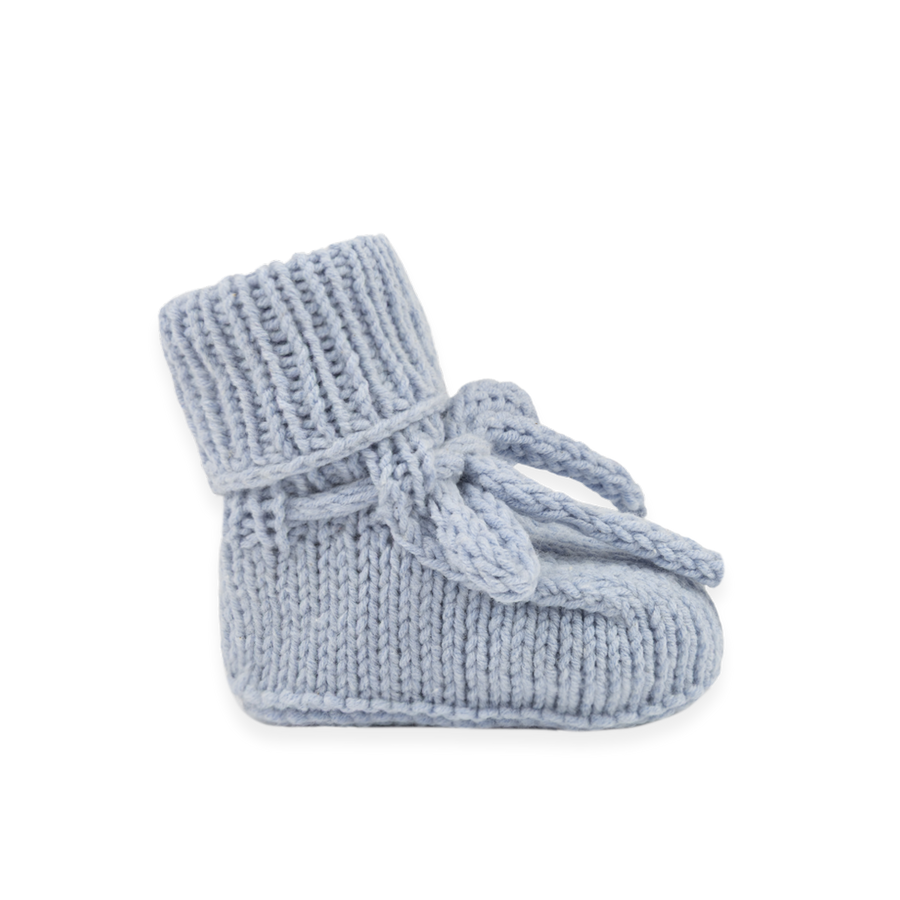Booties Crochet Light Blue