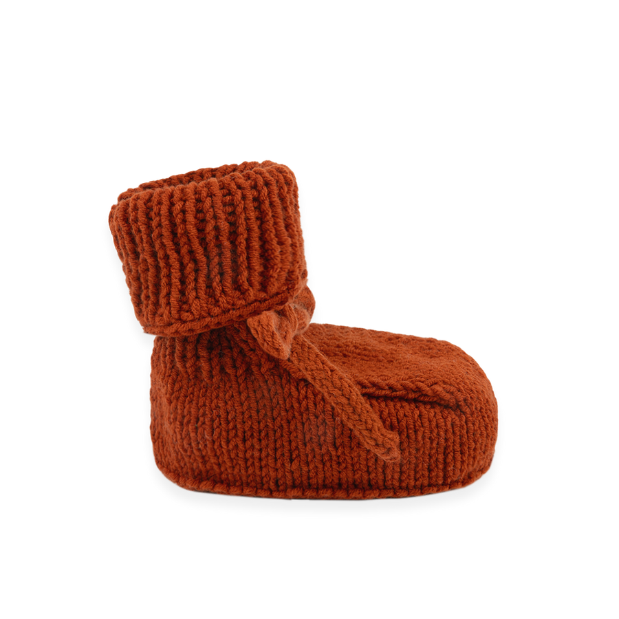 Booties Crochet Red
