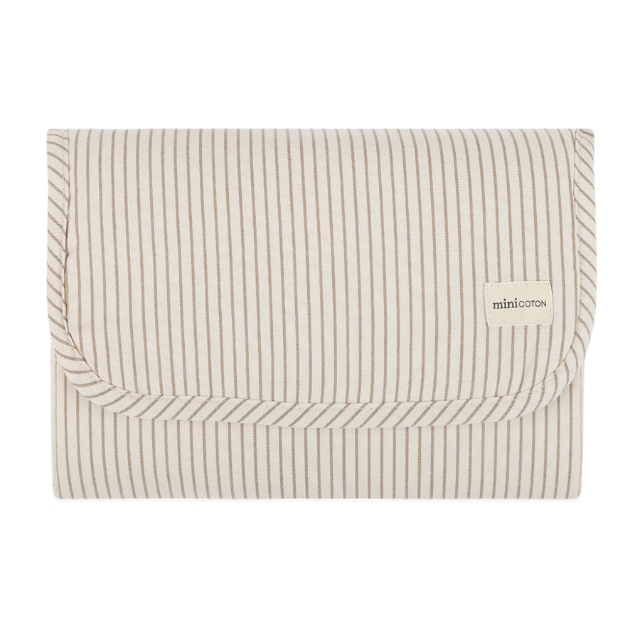 Cambiador Folded Beige Stripes