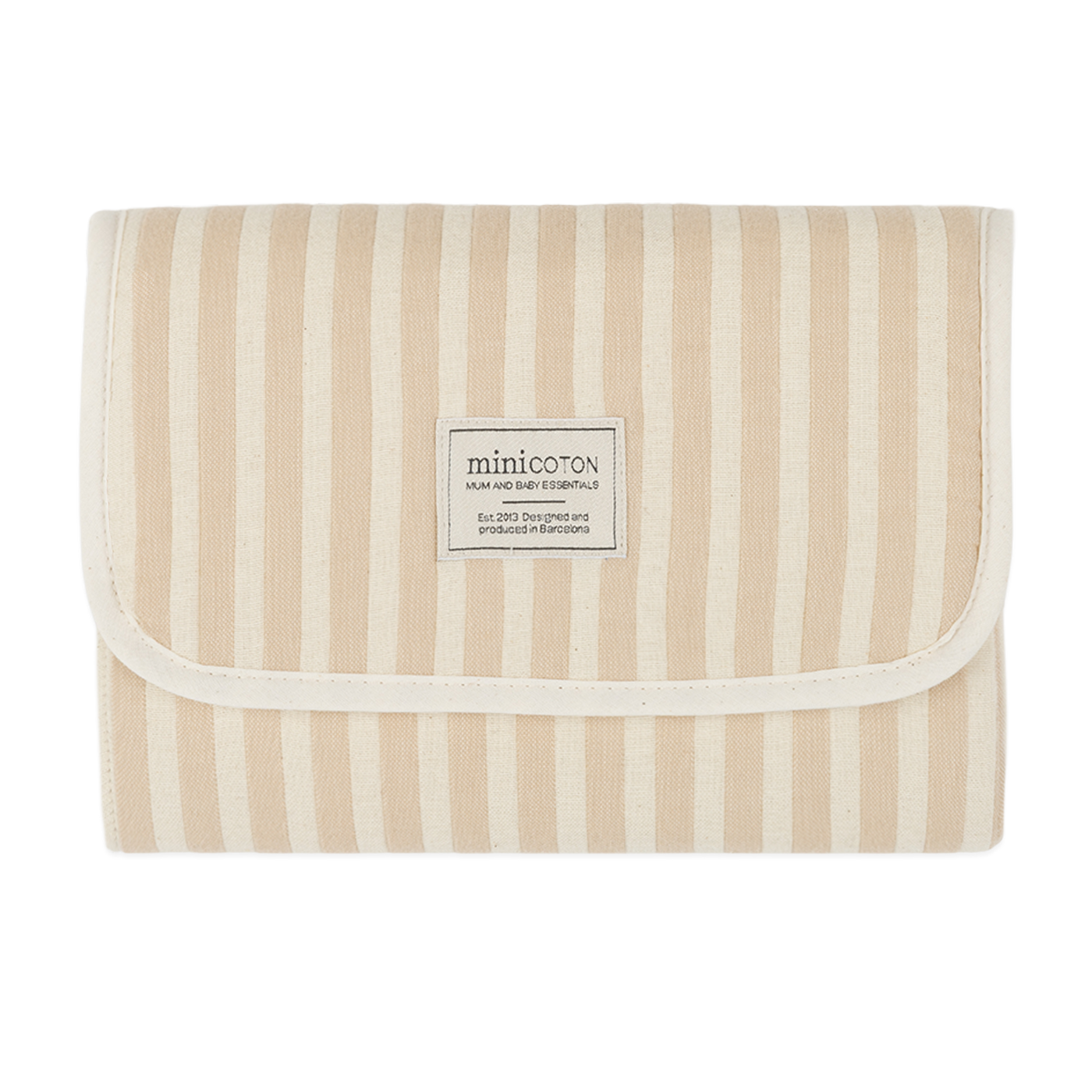 Cambiador Folded Rayas Nude
