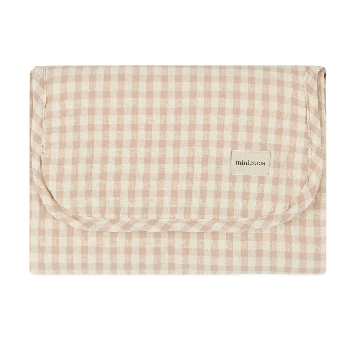 Cambiador Folded Vichy Rose