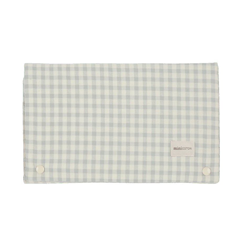 Changing Mat Vichy Blue