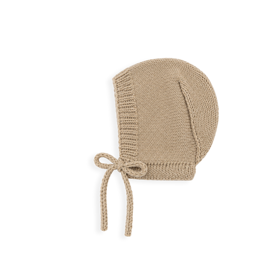 Capota Crochet Beige Melange