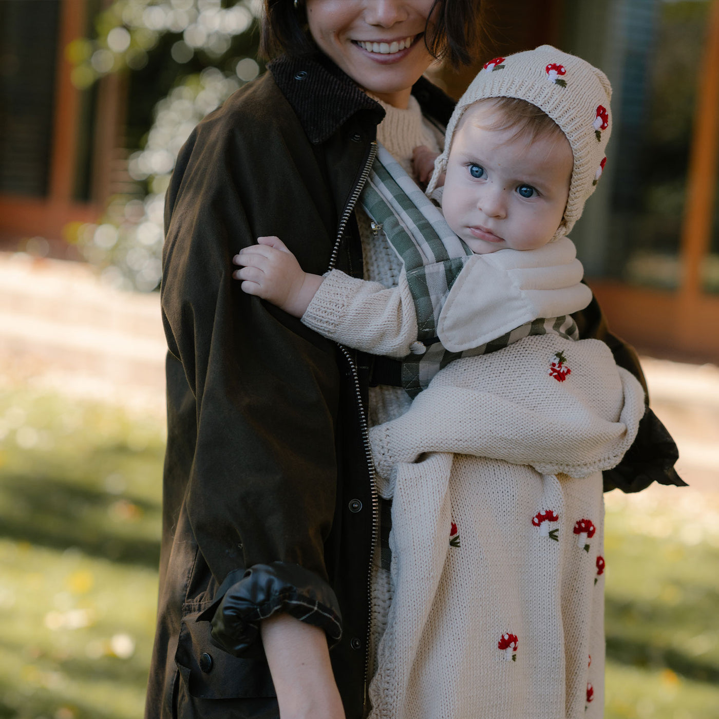 Capota Crochet Mushroom