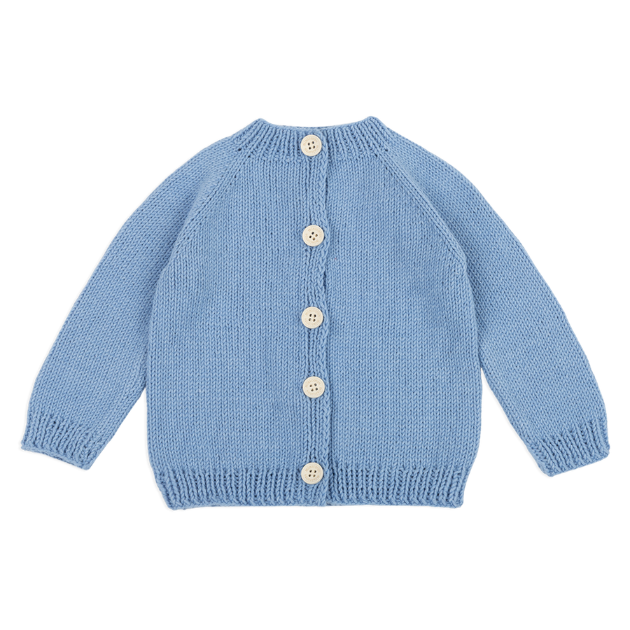 Cardigan Crochet Blue