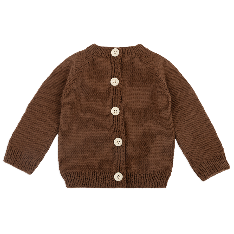 Cardigan Crochet Brown