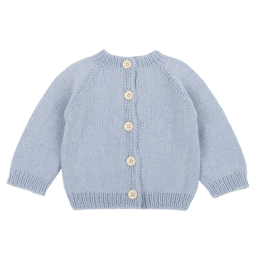 Cardigan Crochet Light blue