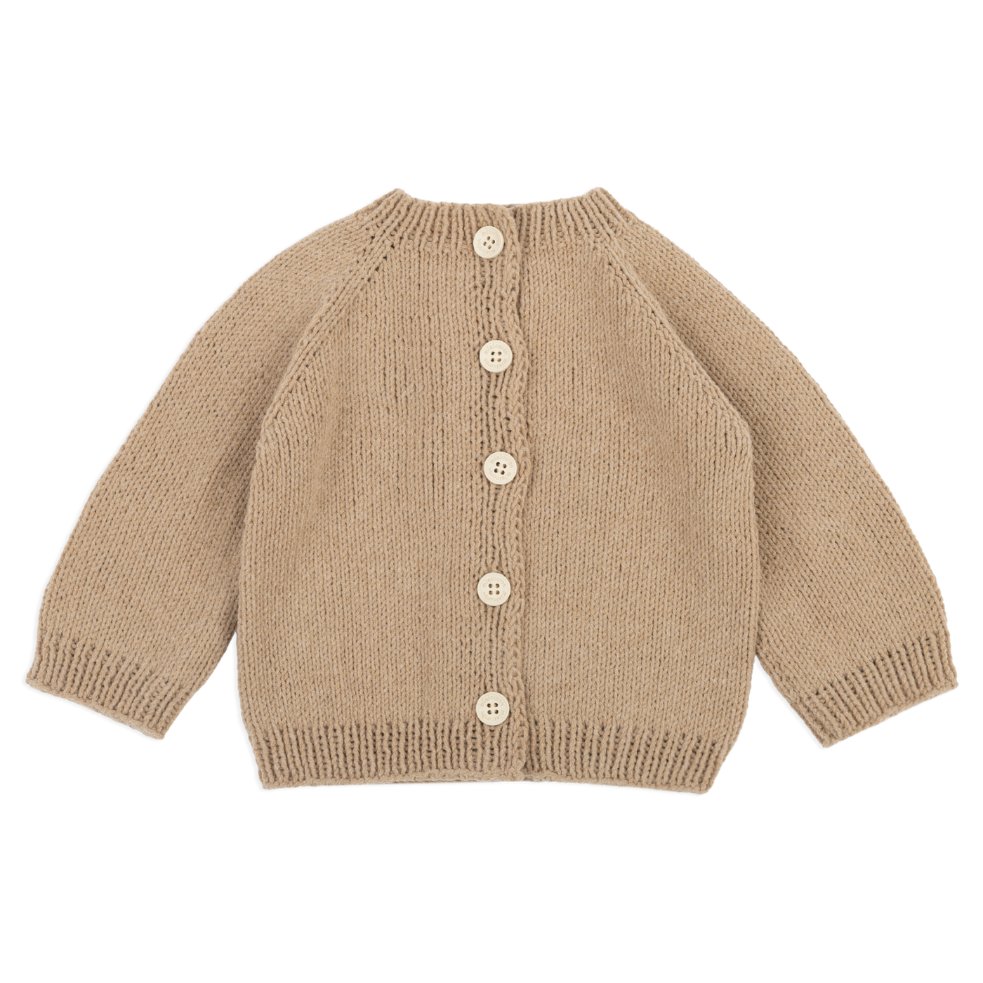 Cardigan Crochet Beige Melange