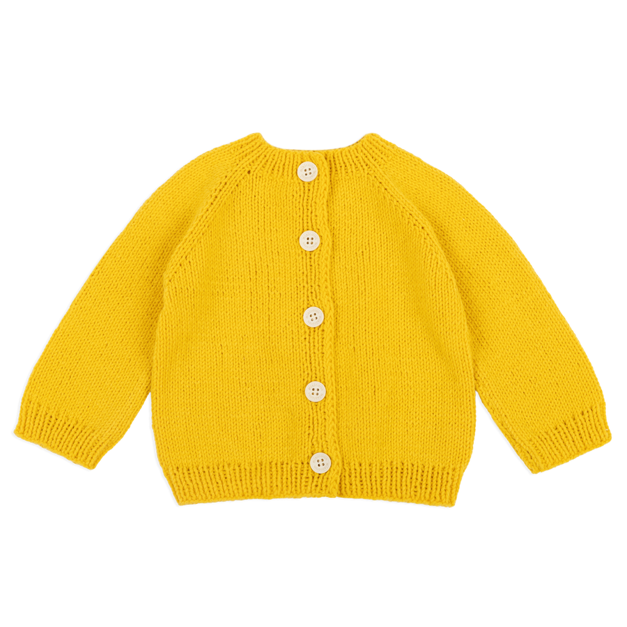 Cardigan Crochet Yellow