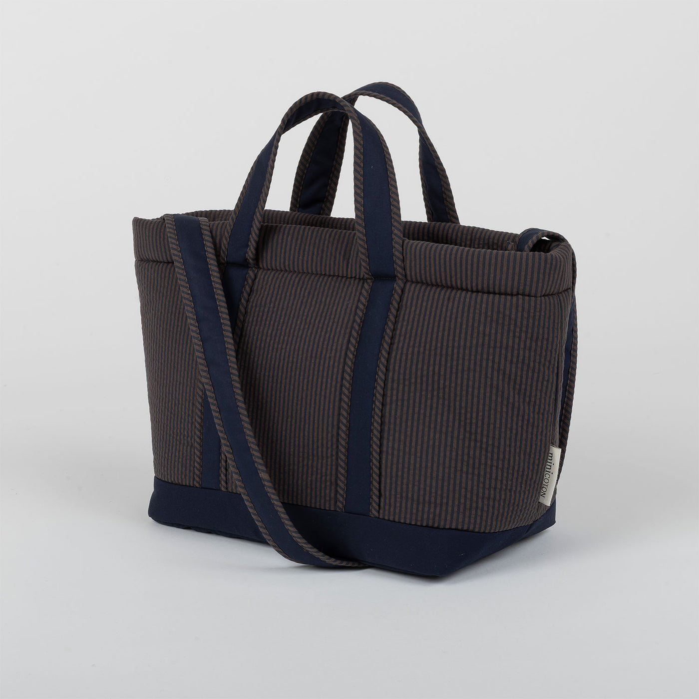 Carry Riscas Caramelo