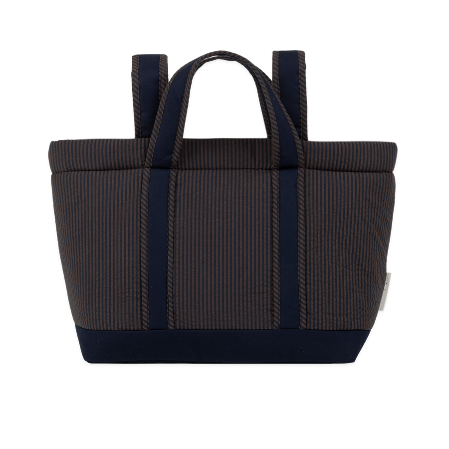 Carry Riscas Caramelo