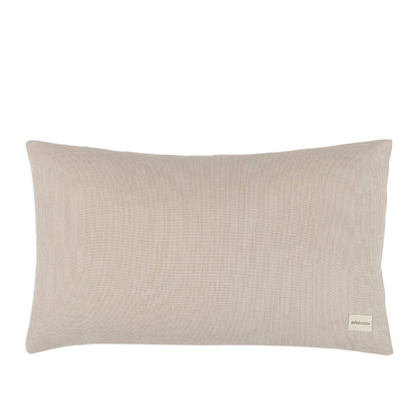 Kissen 30x50 cm Beige Stripes · Minicoton