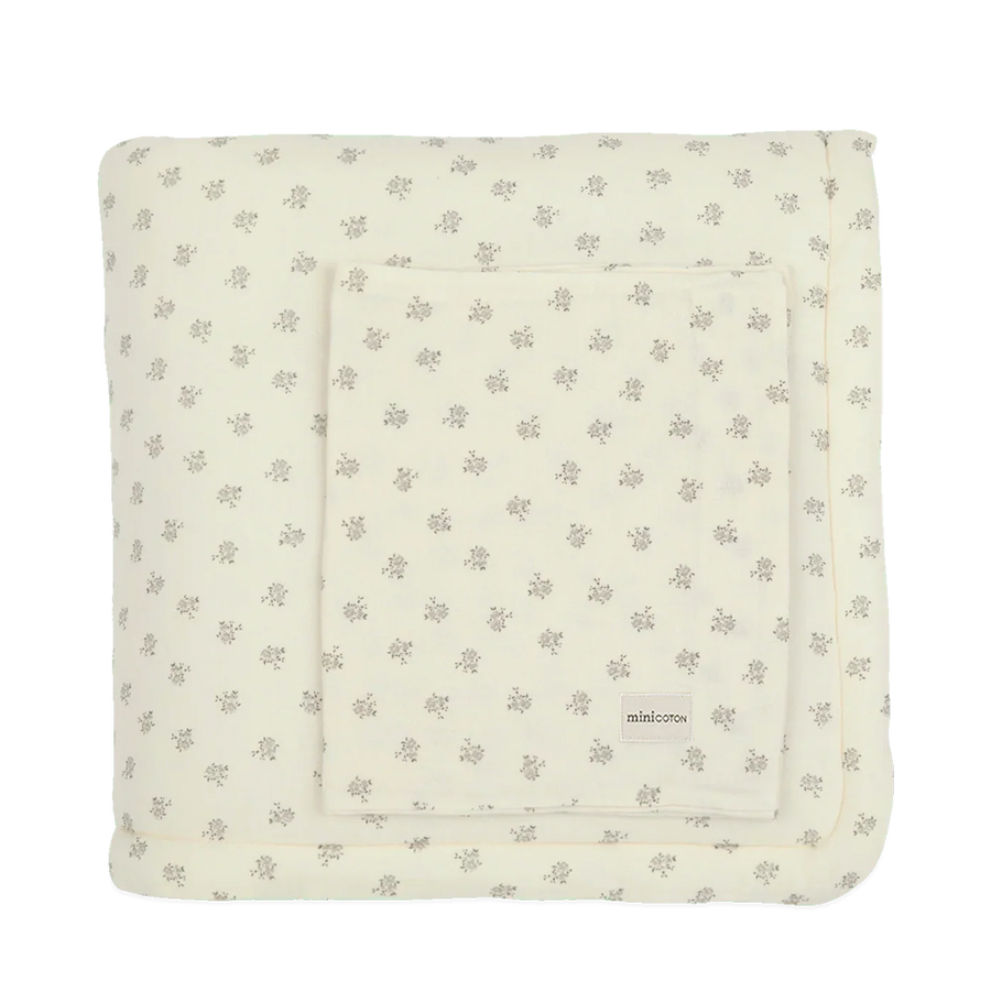 Couette + Taie d'Oreiller Blossom Blue
