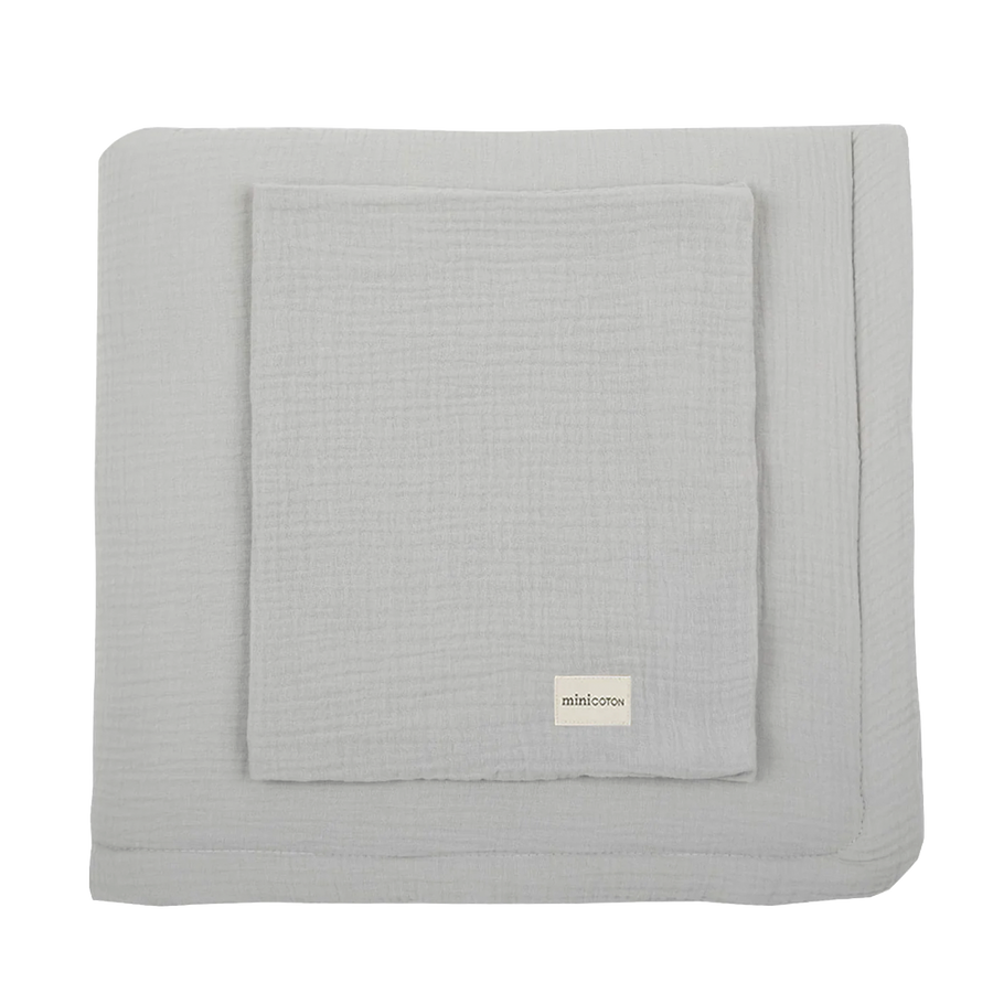 Couette + Housse de Coussin Bambula Nube