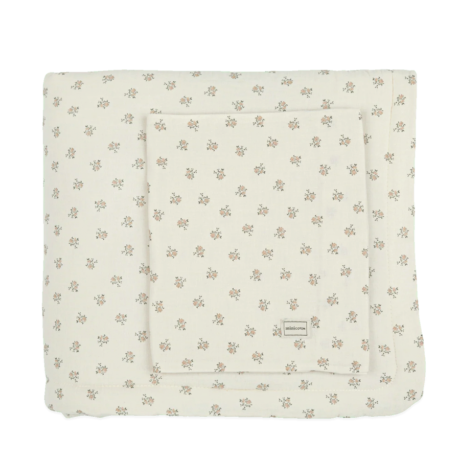 Colcha + Funda Almohada Blossom Rose