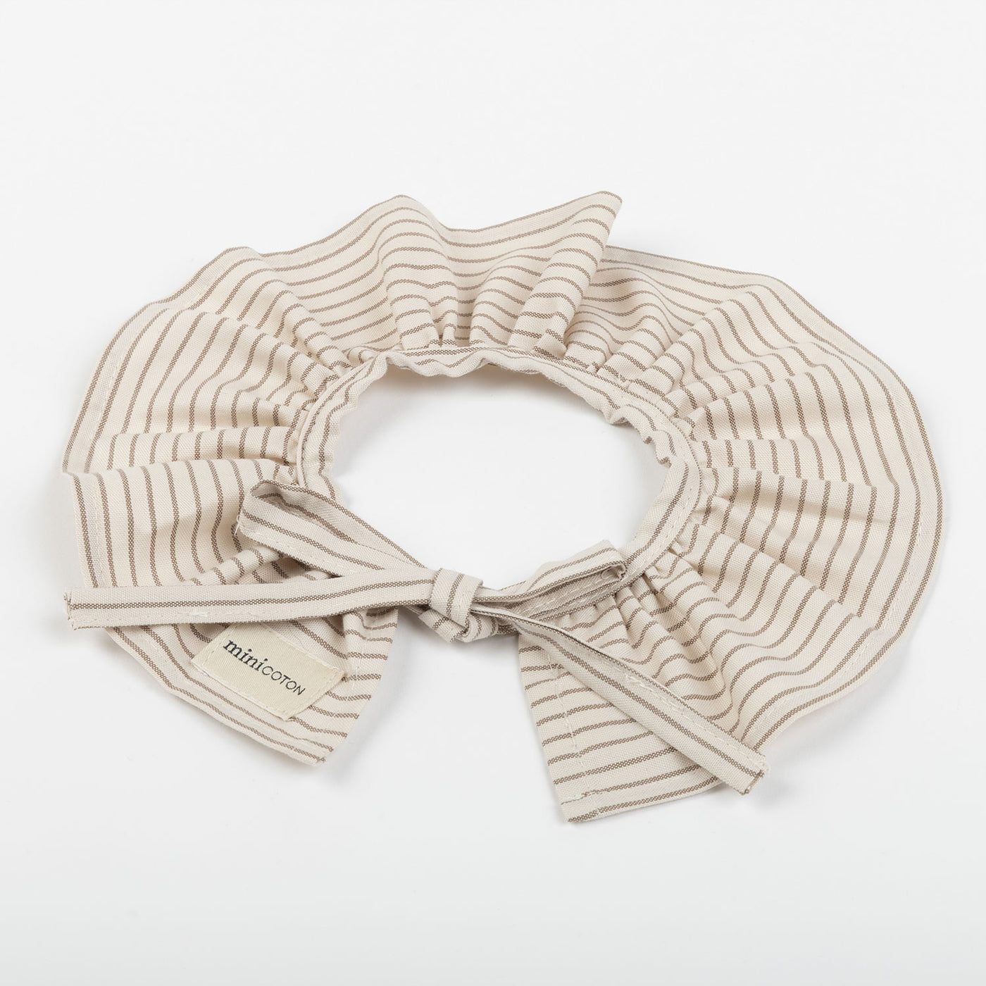 Cuello Volant Beige Stripes