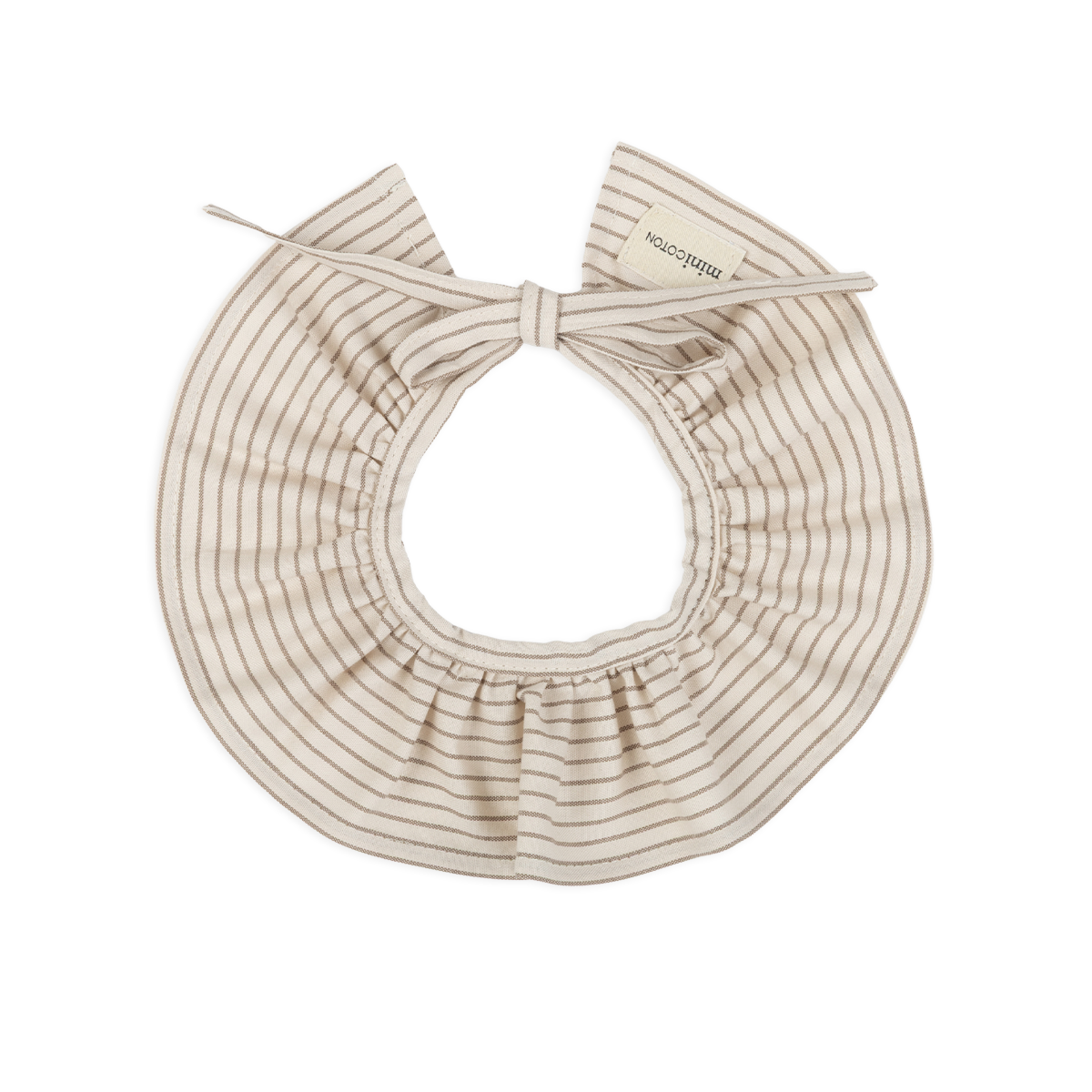 Cuello Volant Beige Stripes
