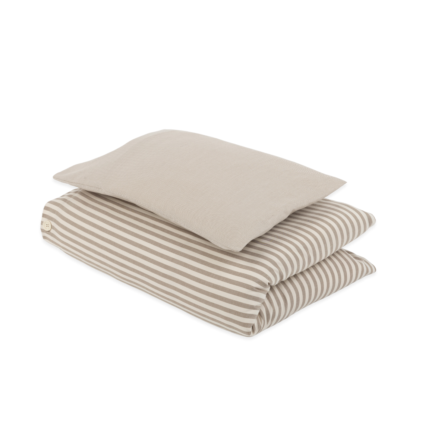 Funda Nòrdica Reversible Llit 90cm Beige Stripes