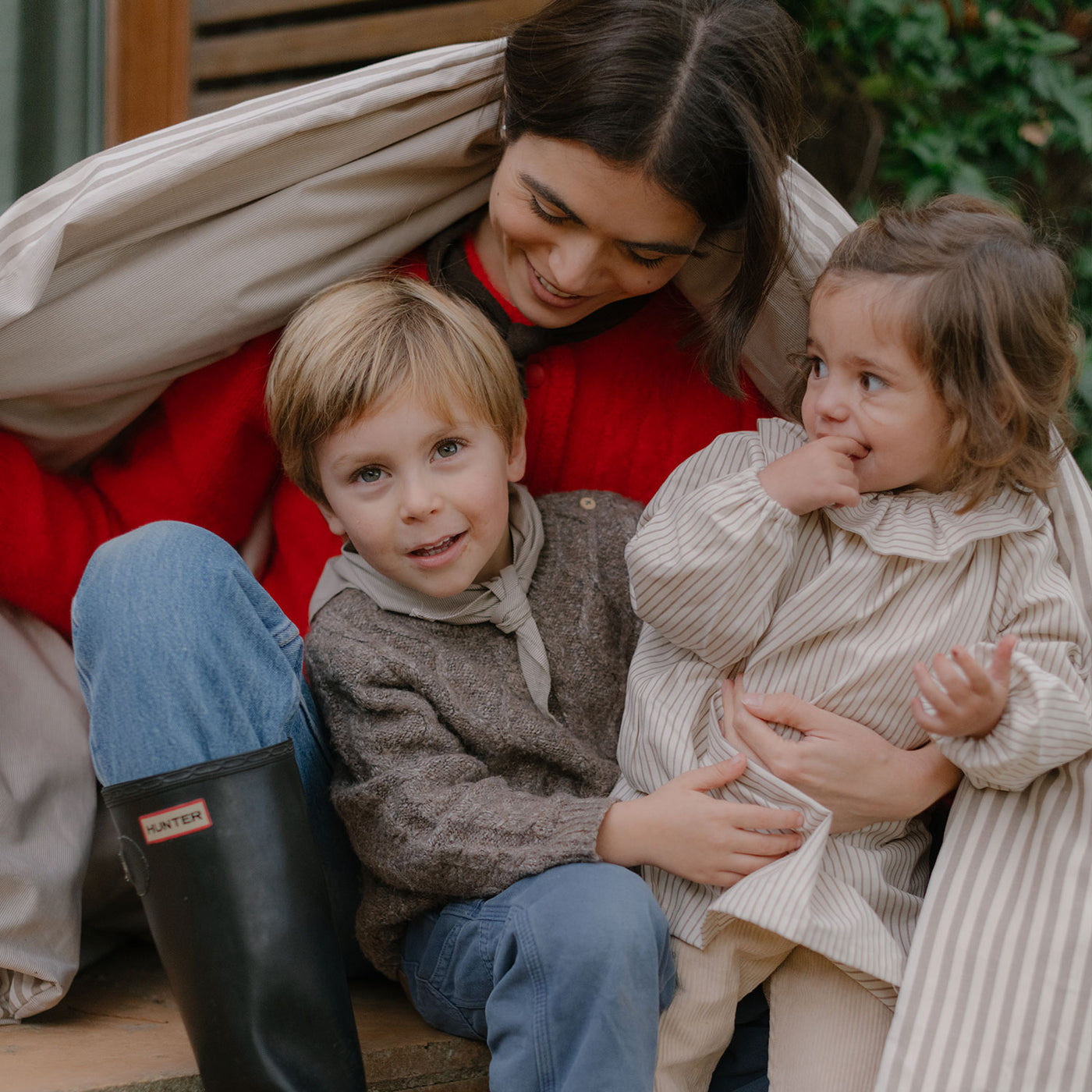 Funda Nòrdica Reversible Llit 90cm Beige Stripes