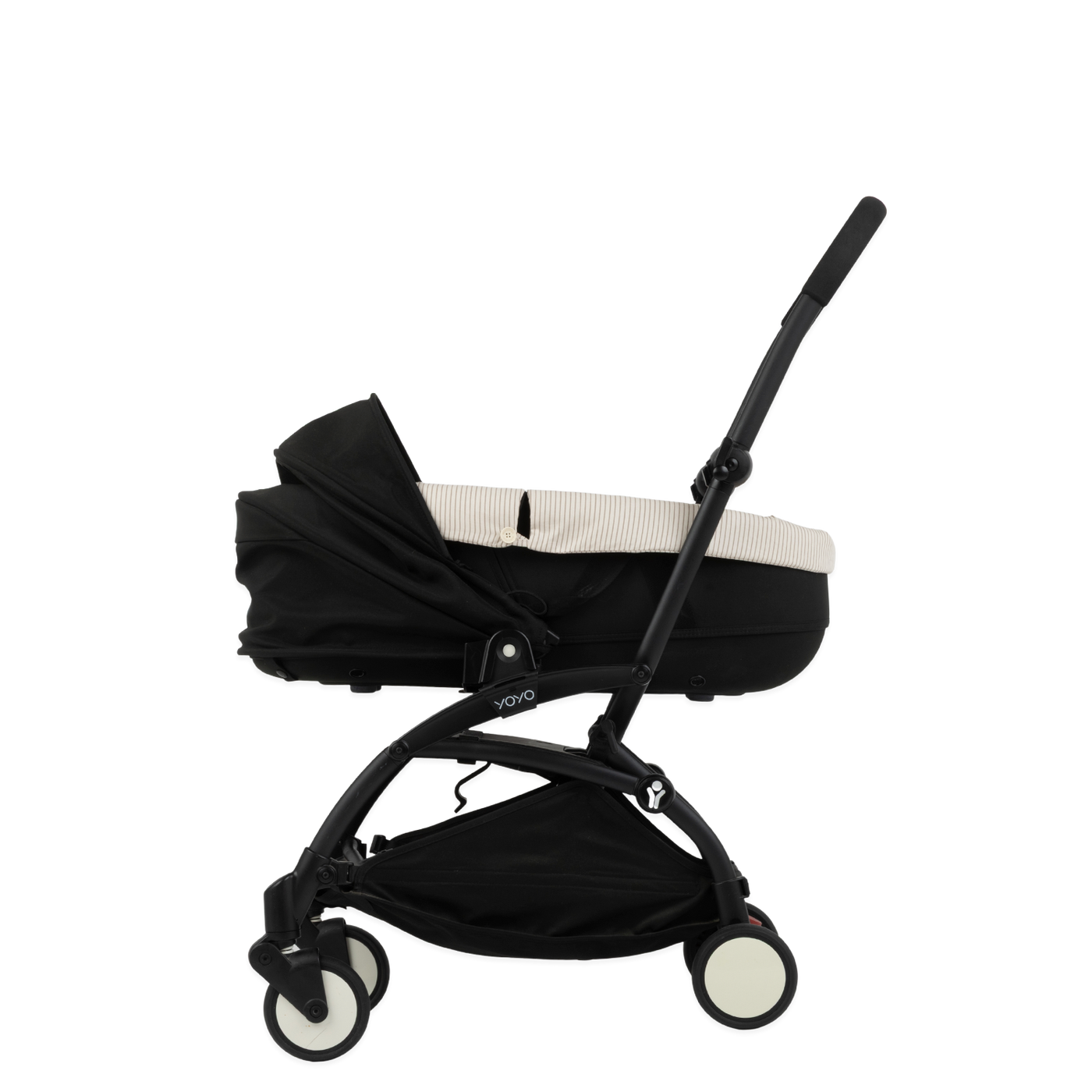 Bassinet Cover YOYO Beige Stripes · Minicoton