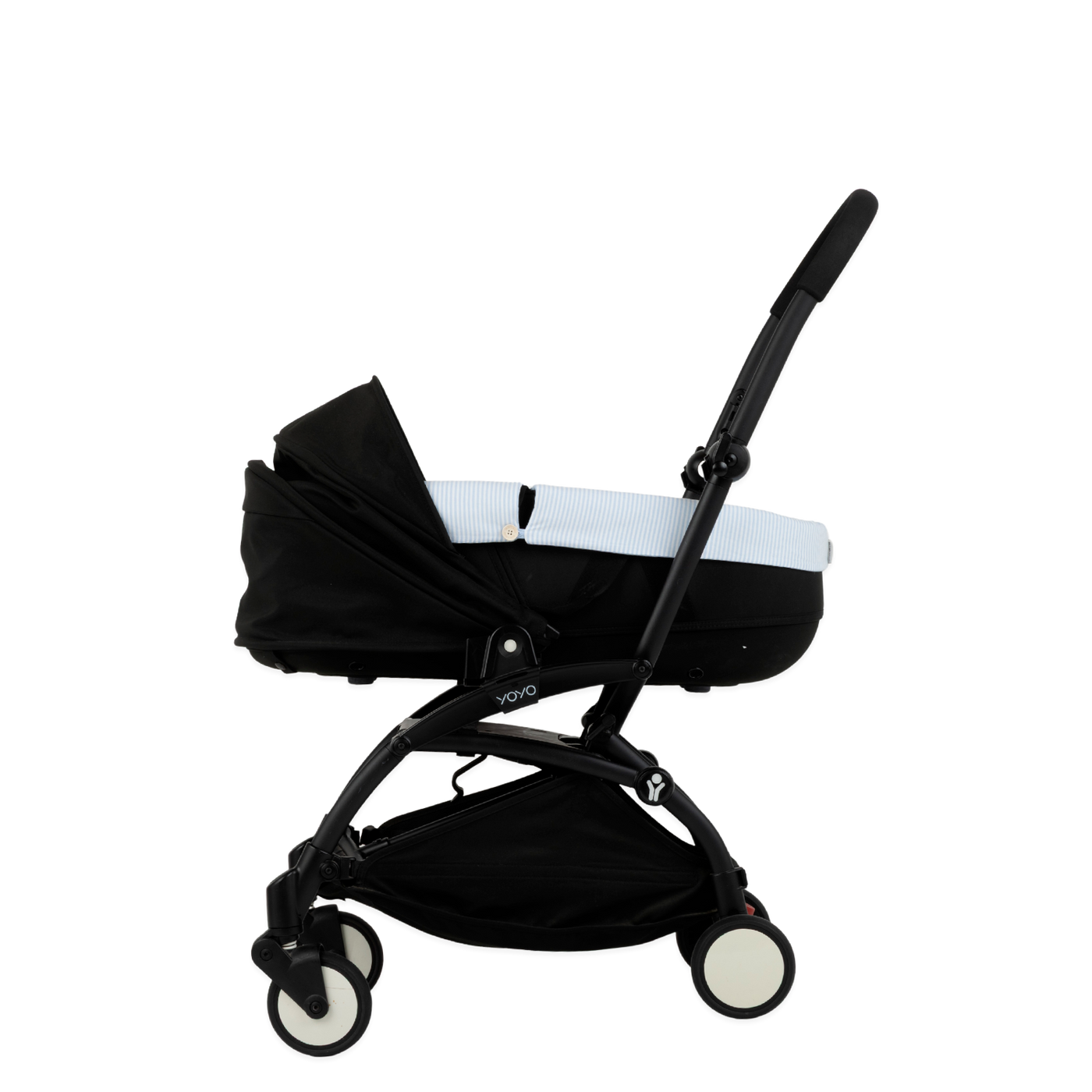 Funda per a cabàs YOYO reversible Oxford Blue / Ratlles