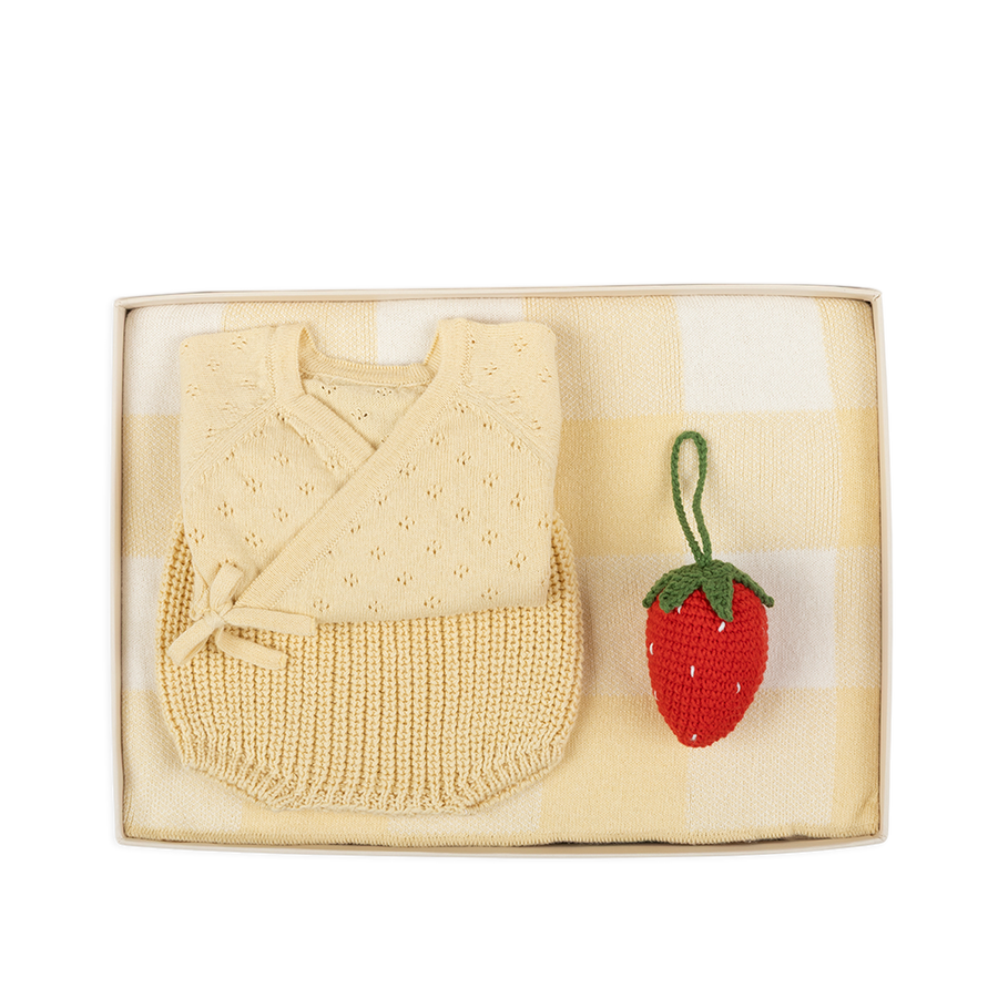 Coffret cadeau nouveau-né Strawberry