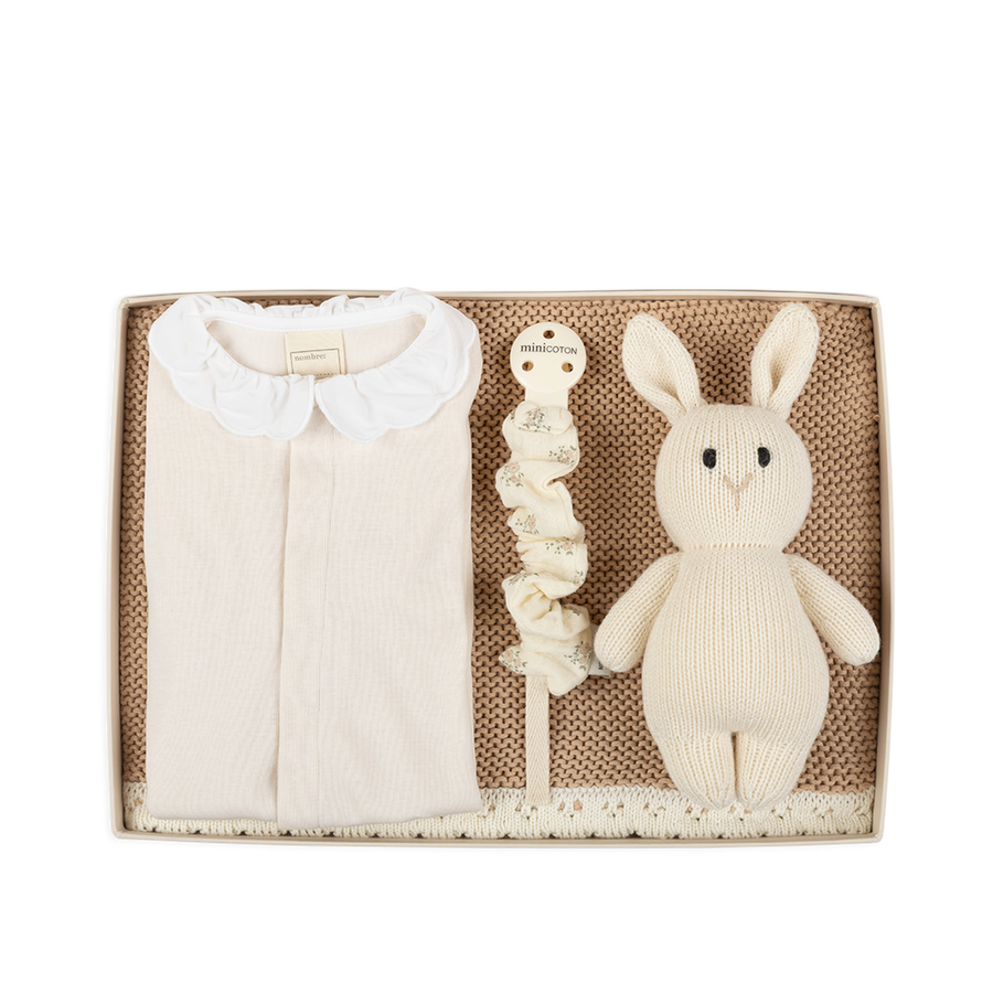 Coffret cadeau Nouveau-né Pijama Blush