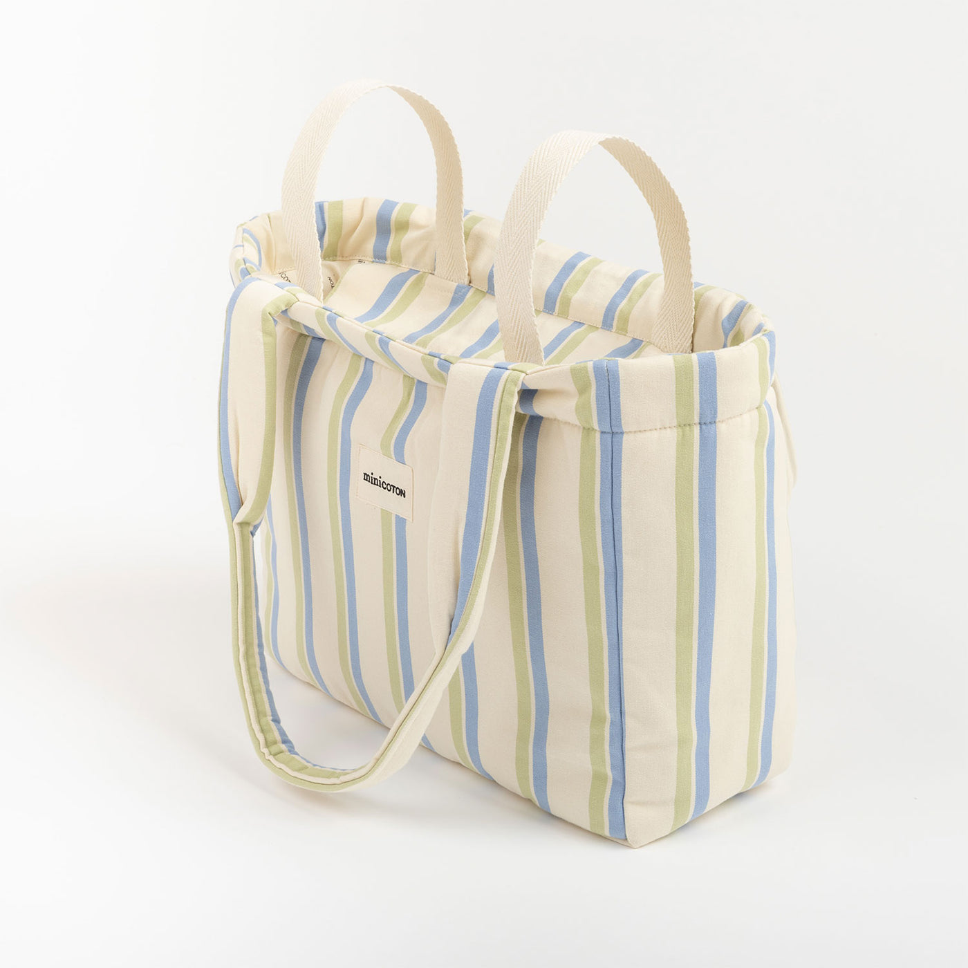 Bolsa Handle Apple + Blue