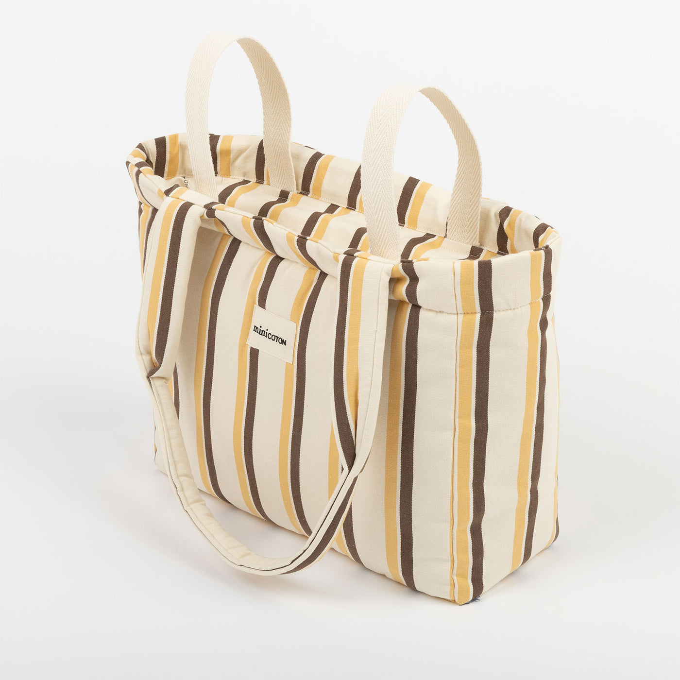 Bolsa Handle Choco + Yellow