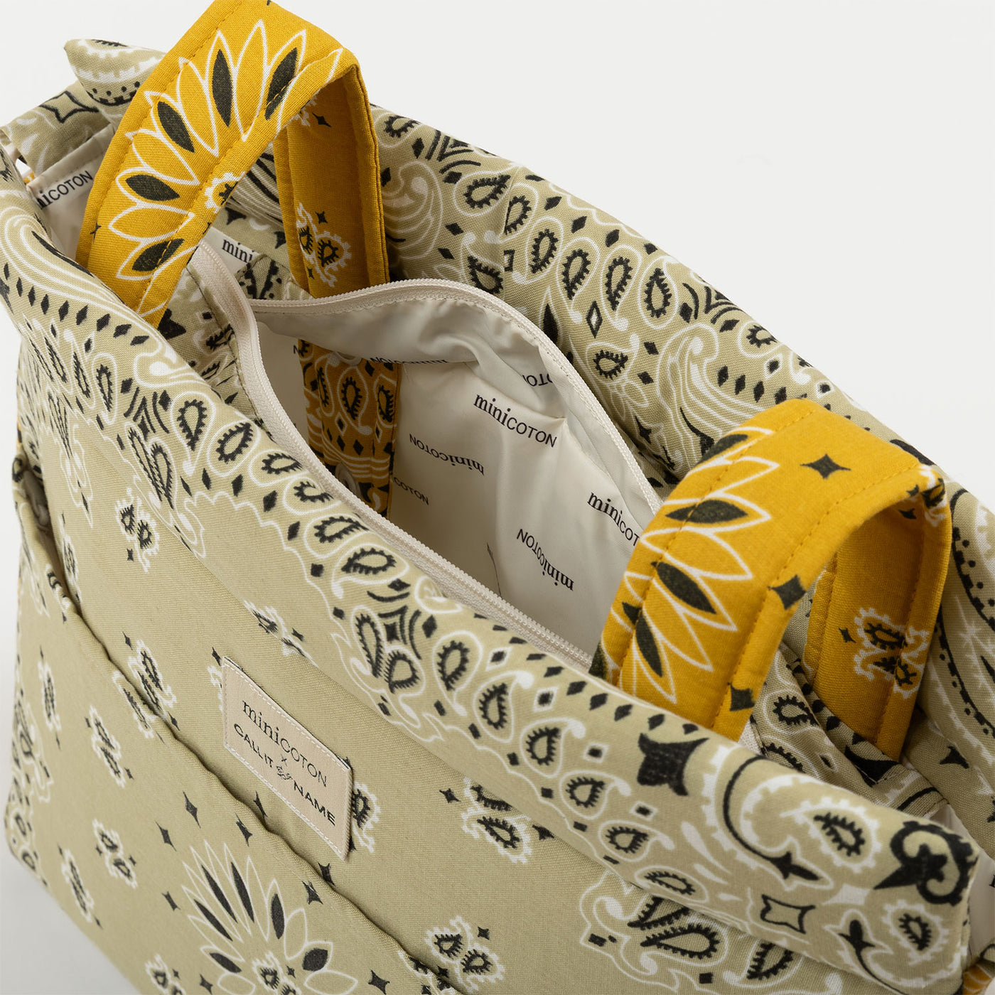Bolsa Icon - Beige / Moutarde