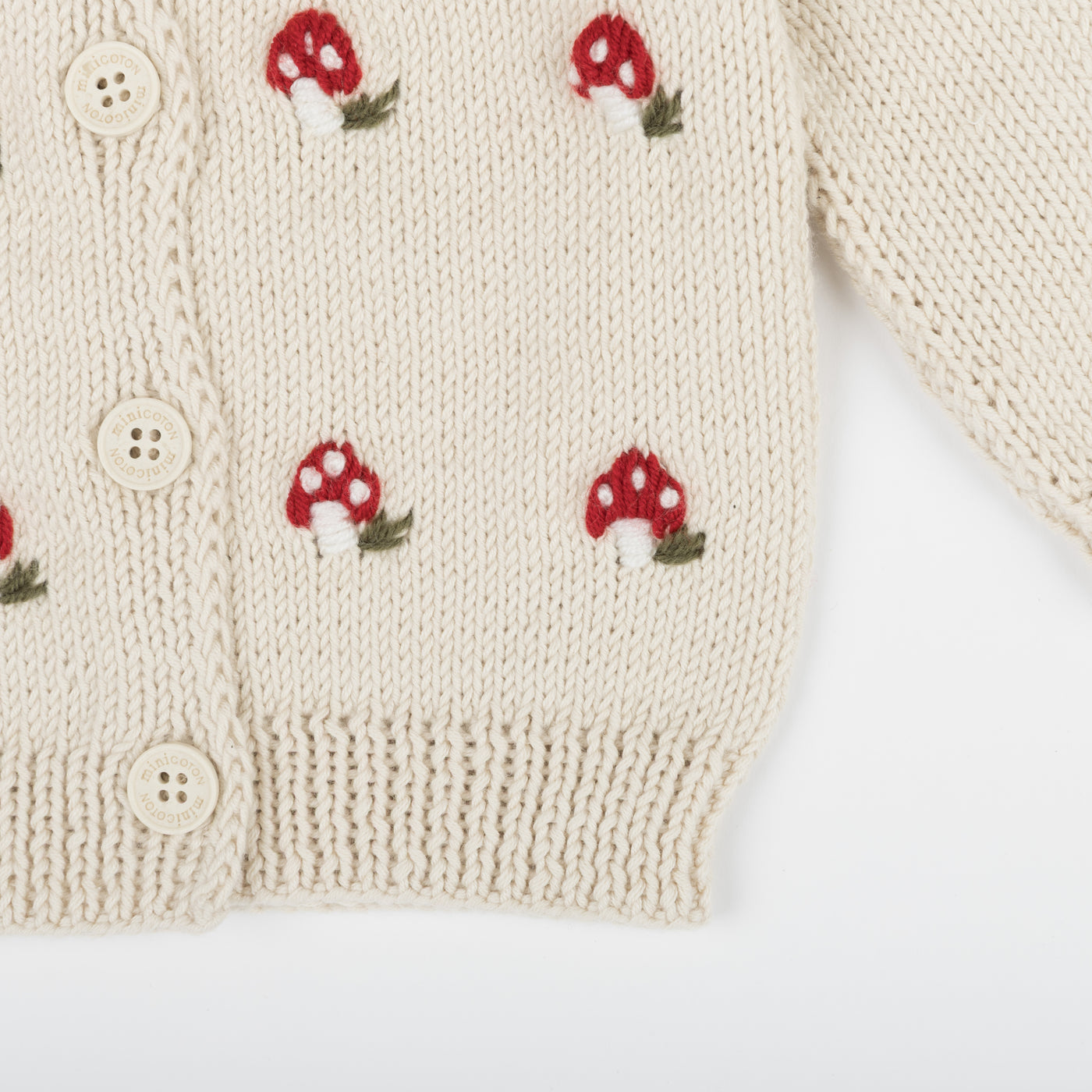 Cardigan Crochet Mushroom