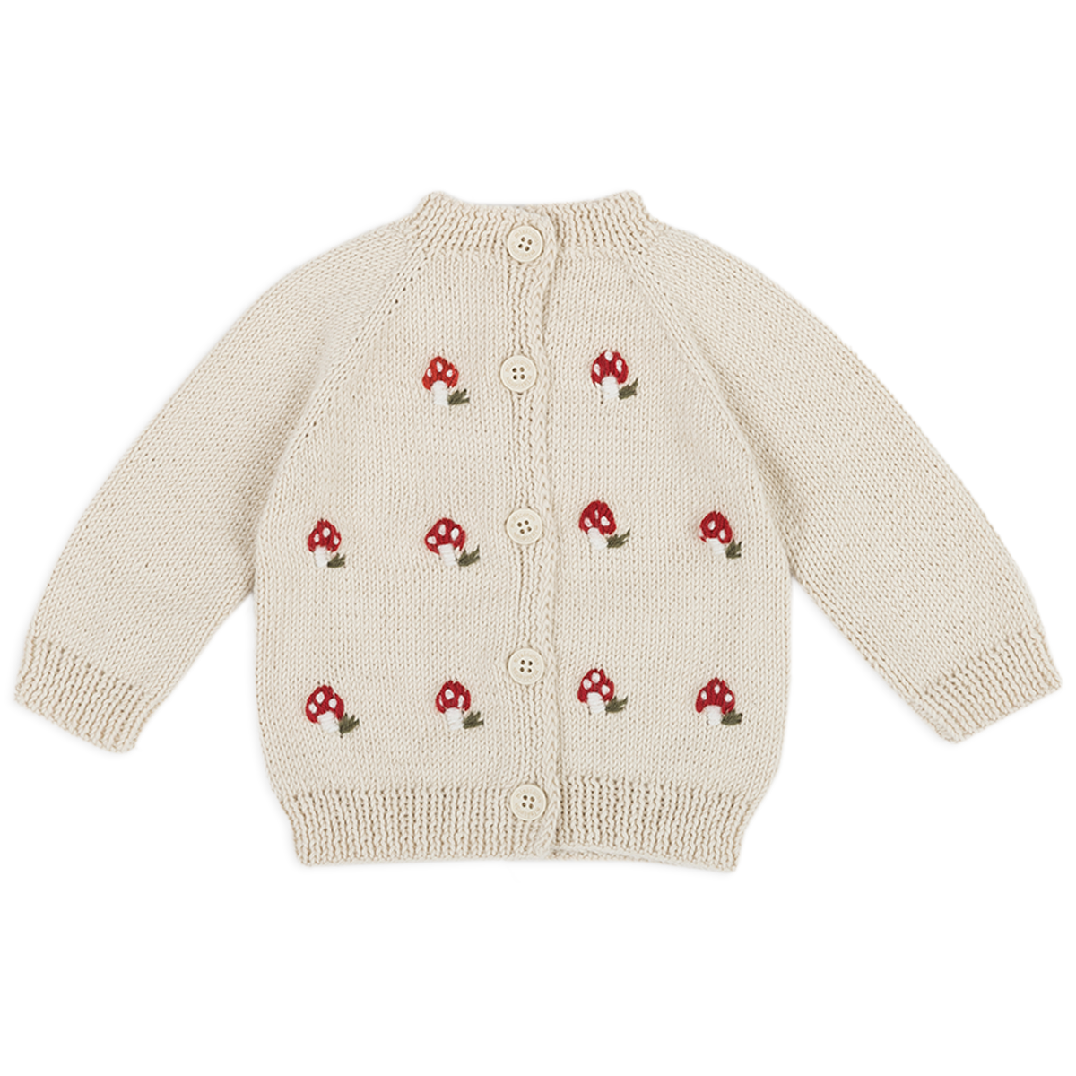 Cardigan Crochet Mushroom