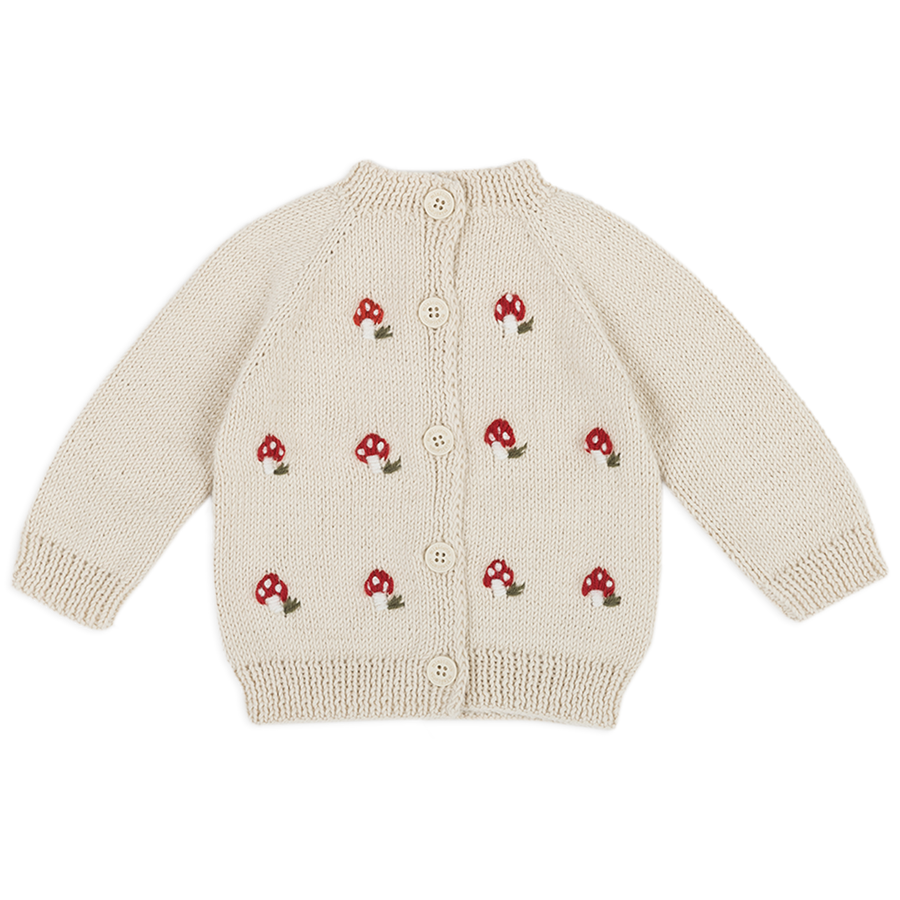 Cardigan Crochet Mushroom