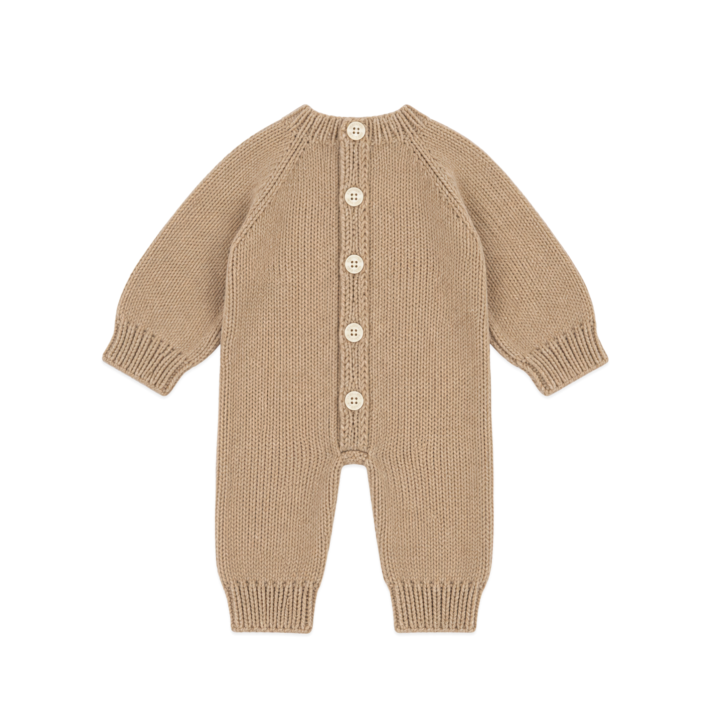 Jumpsuit Crochet Beige Melange