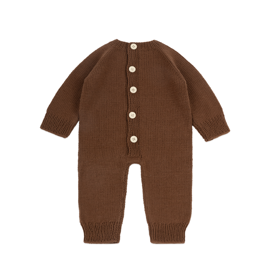 Jumpsuit Crochet Brown