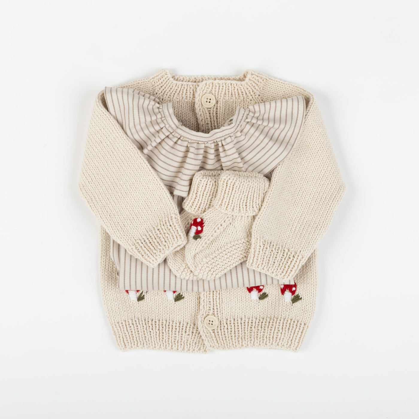 Cardigan Crochet Mushroom