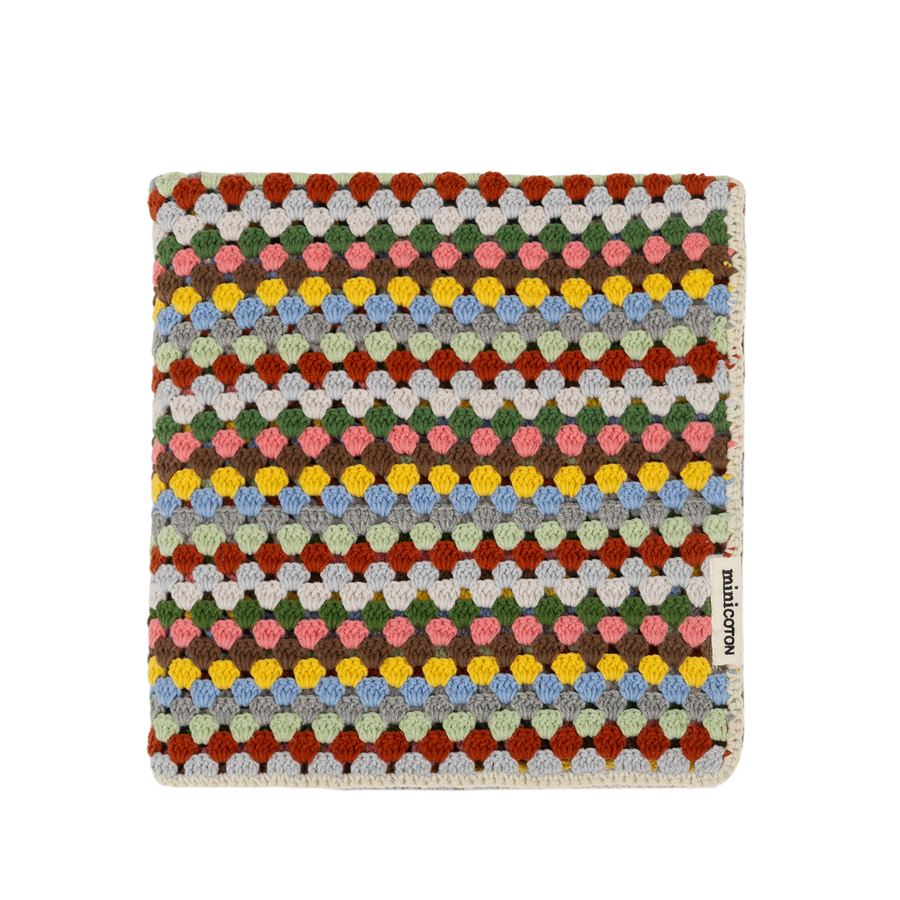 Manta Crochet Colours de ratlles
