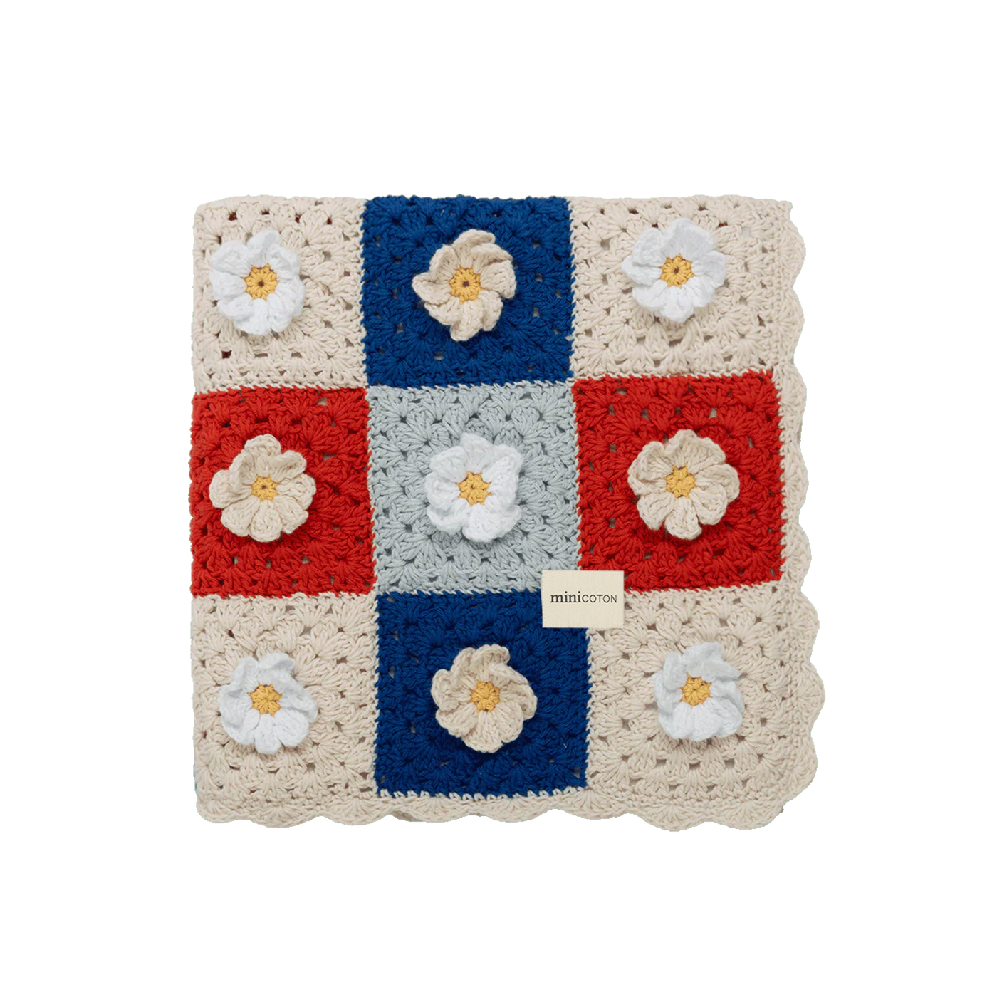 Decke Crochet Camomile