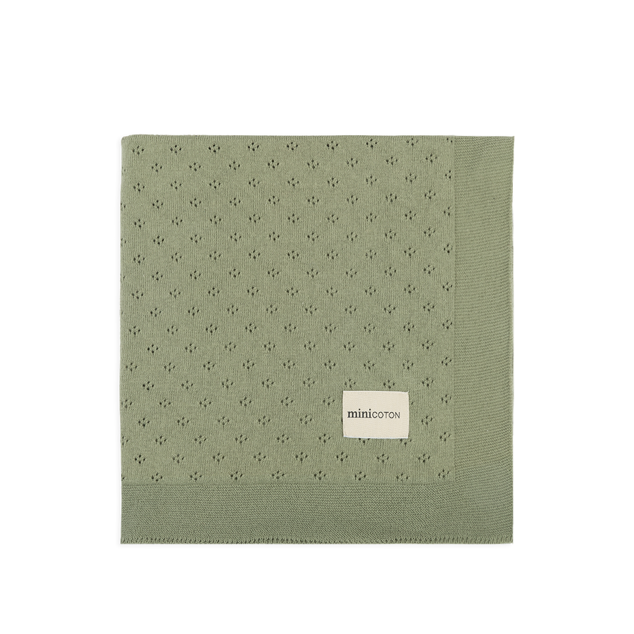 Manta Holey Knit Musgo